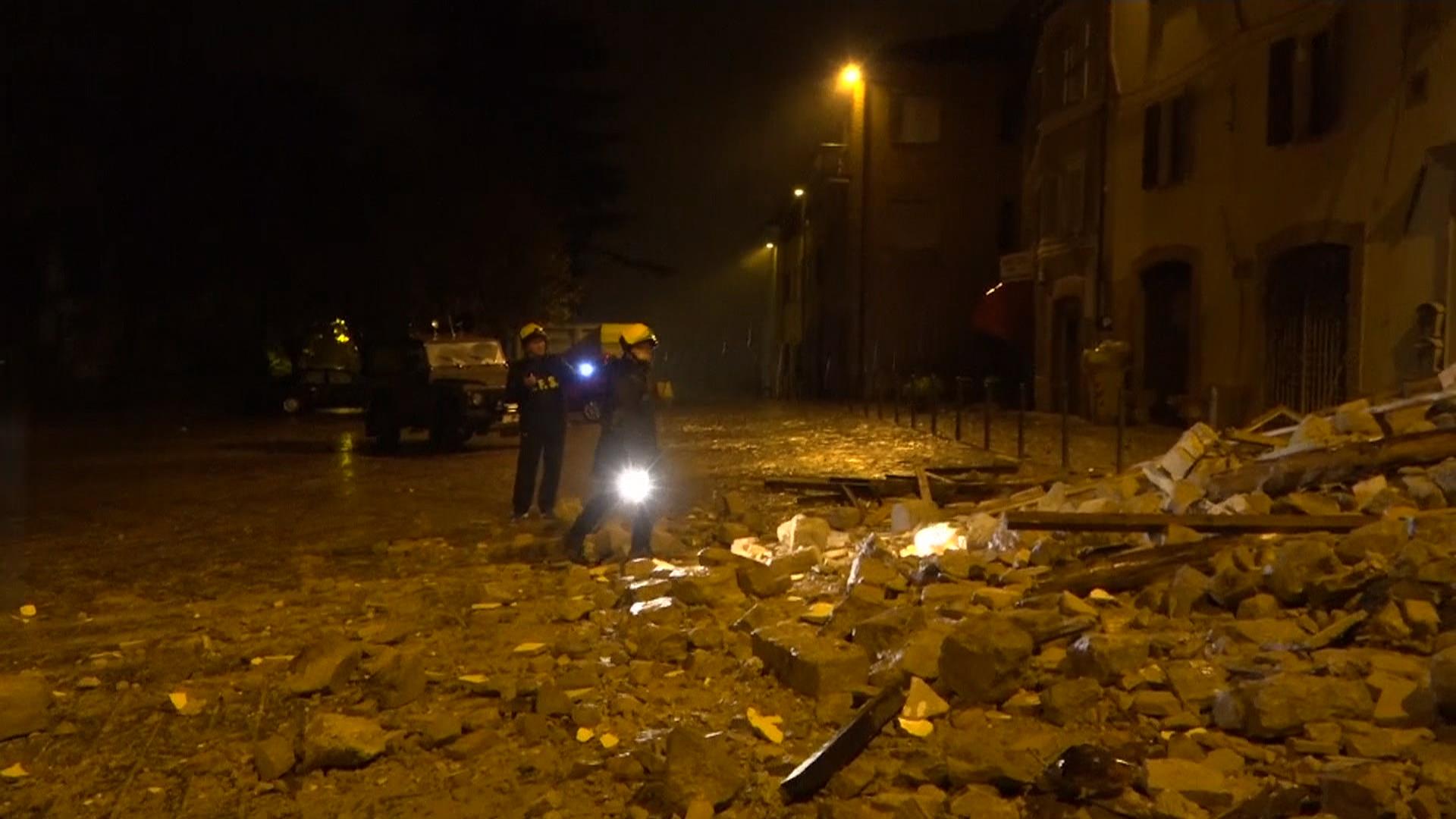 2 powerful earthquakes hit Italy near location of deadly August quake
