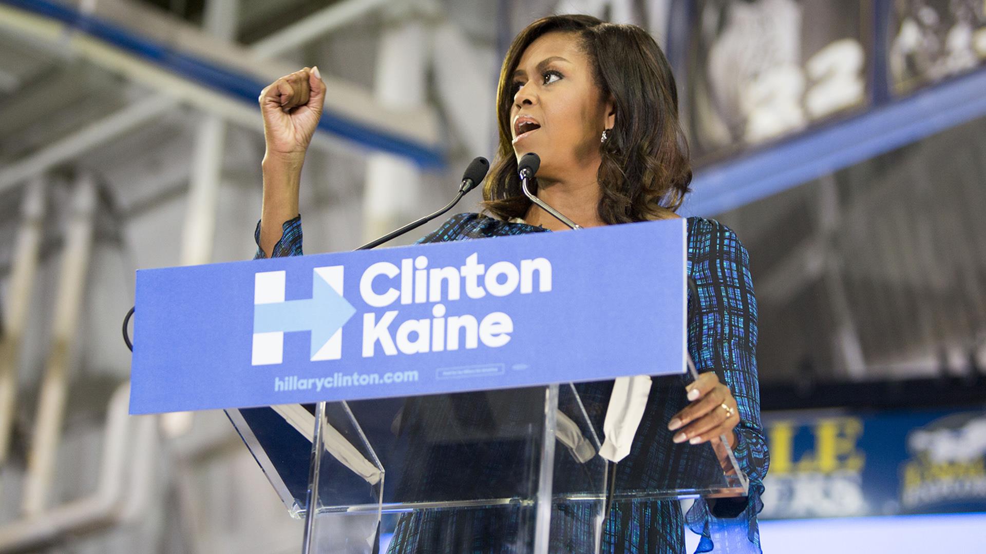 How Hillary Clinton, Michelle Obama put aside past differences to tackle Trump