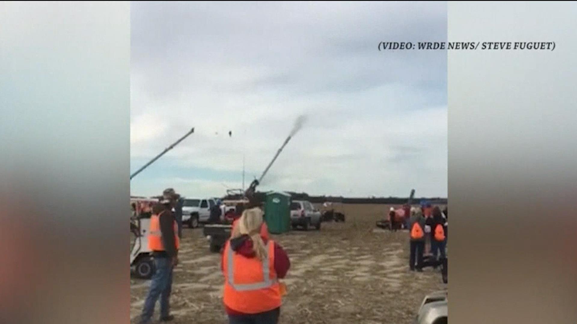 Exploding 'Punkin Chunkin' cannon leaves woman in critical condition