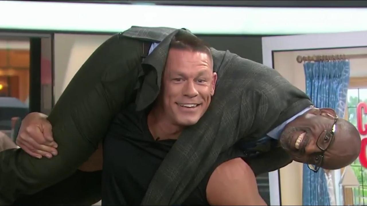 John Cena working out (while hoisting Al Roker) goes viral