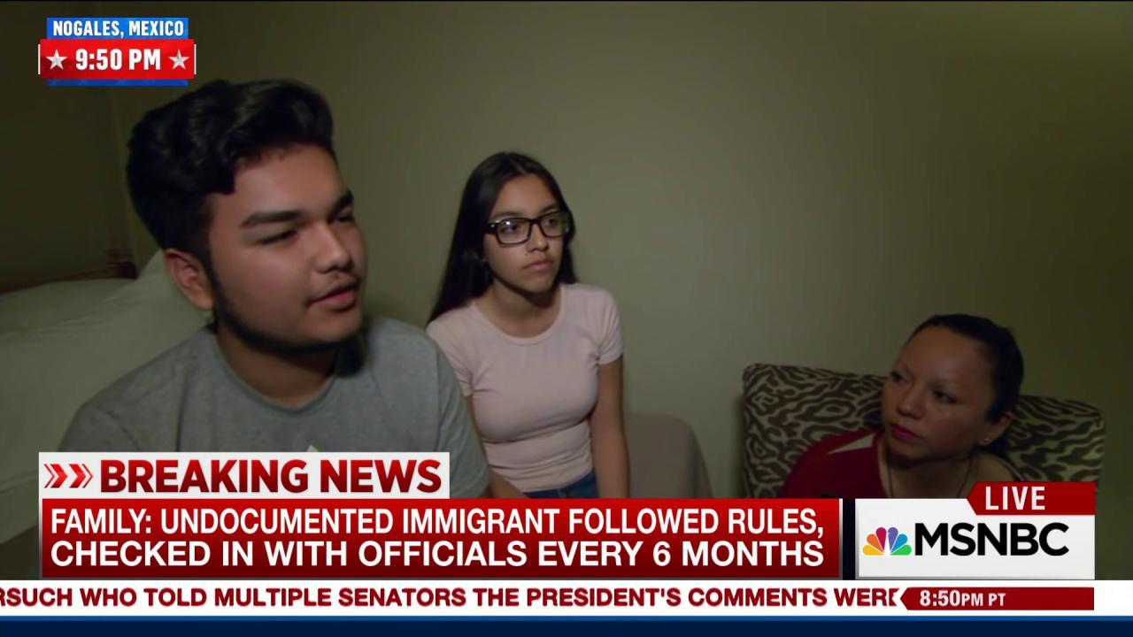 'This is the face of deportation': Deported mom talks to MSNBC