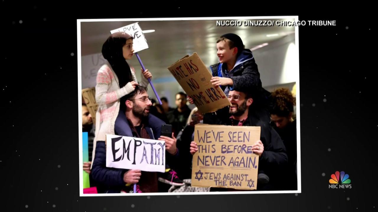 The Story Behind a Viral Photo of Muslim-Jewish Unity at Protest