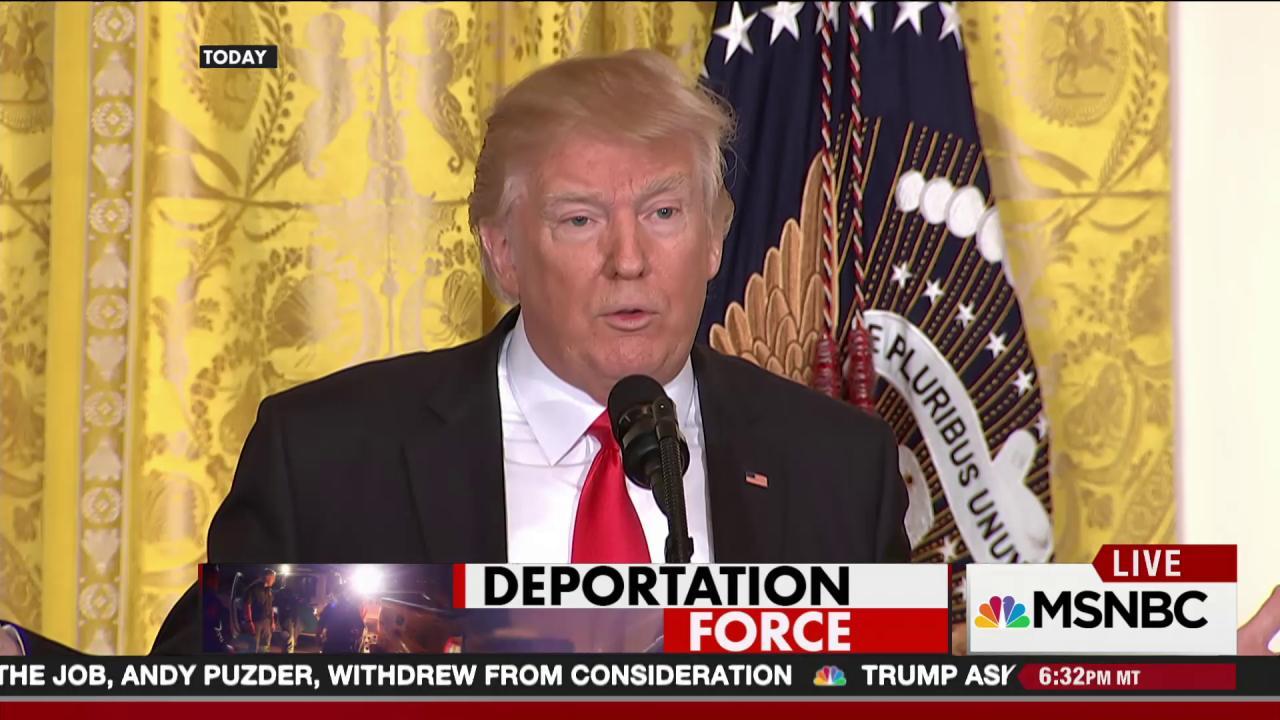 Trump deportation plan underway