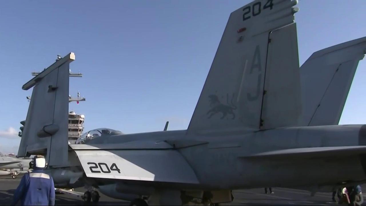 Fight Against ISIS: NBC Nightly News Visits U.S.S. Bush in the Mediterranean Sea