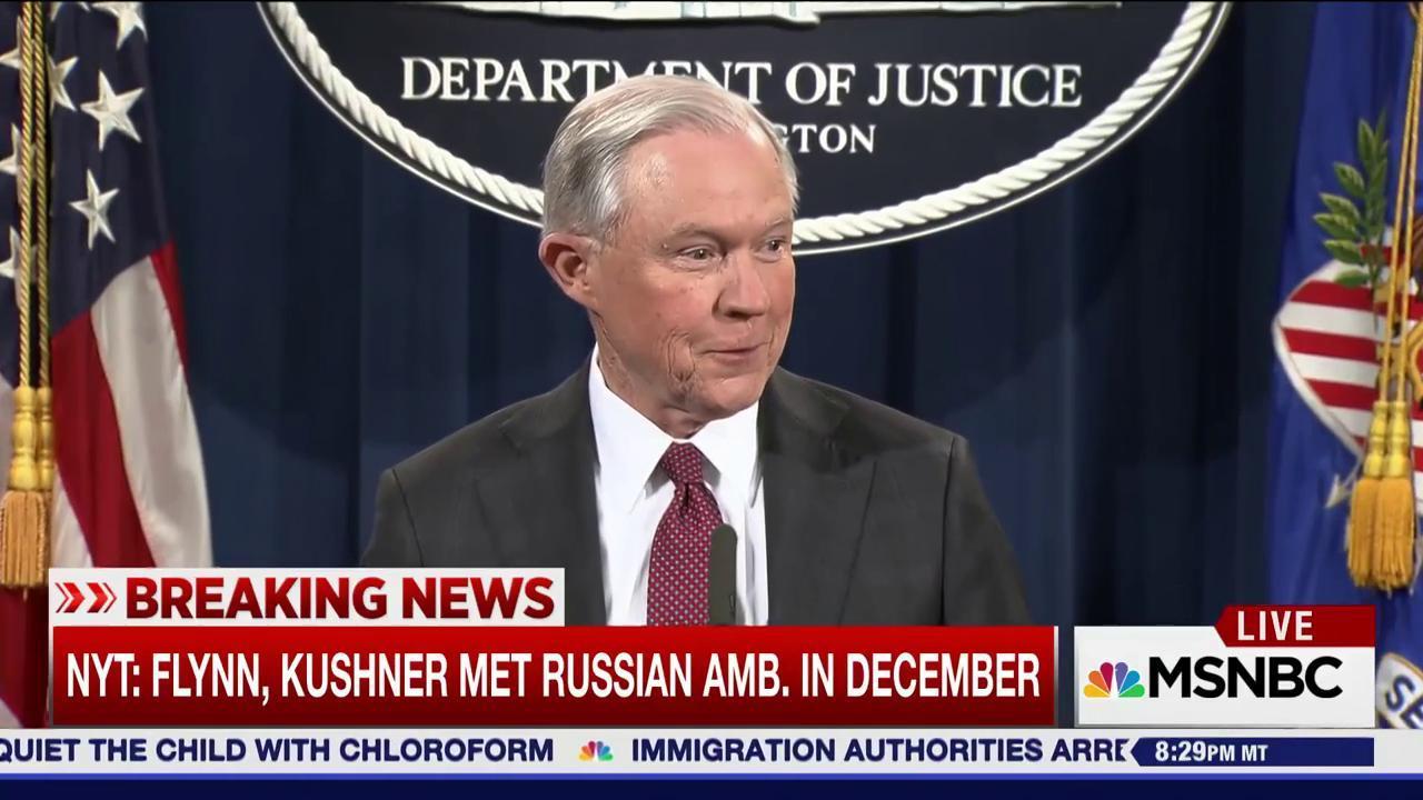 Trump: 'Total' confidence in Sessions (just like Flynn)
