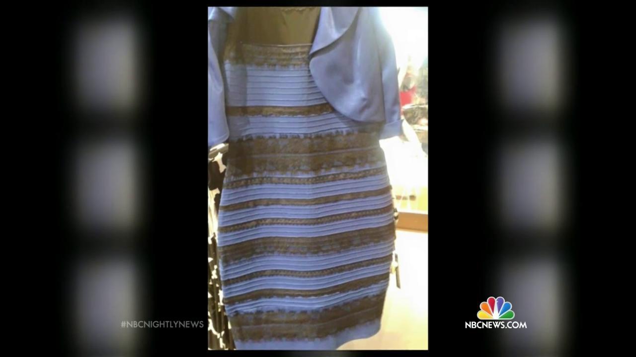 ... Science Behind the Black and Blue (or White and Gold) Dress - NBC News