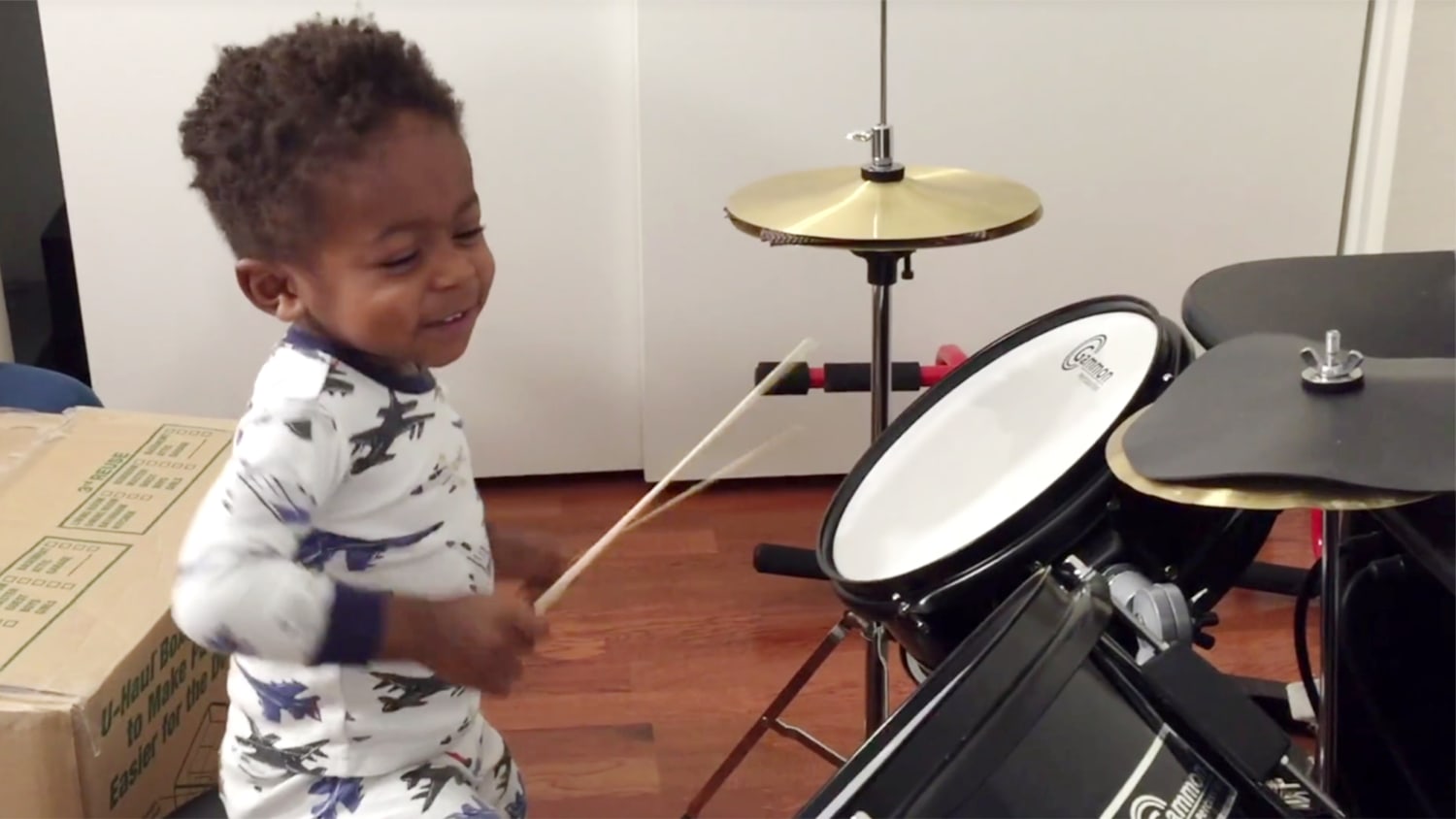 Watch this 1-year-old drummer rock out - TODAY.com