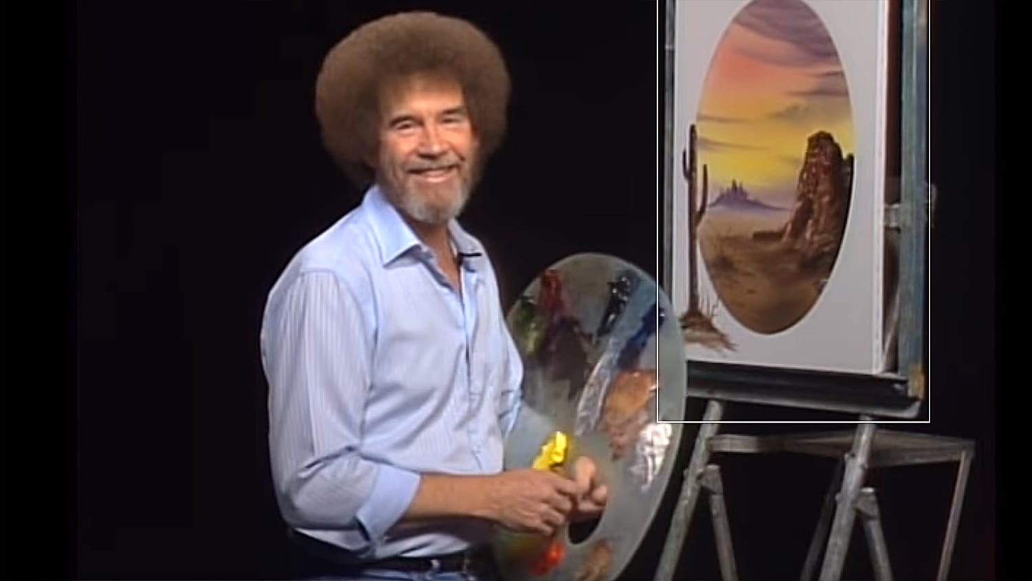 Can you handle the truth? Bob Ross' famous curly hair was actually
