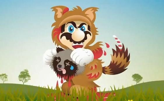 Windswept stomach World window PETA attacks Nintendo over fur-wearing Mario