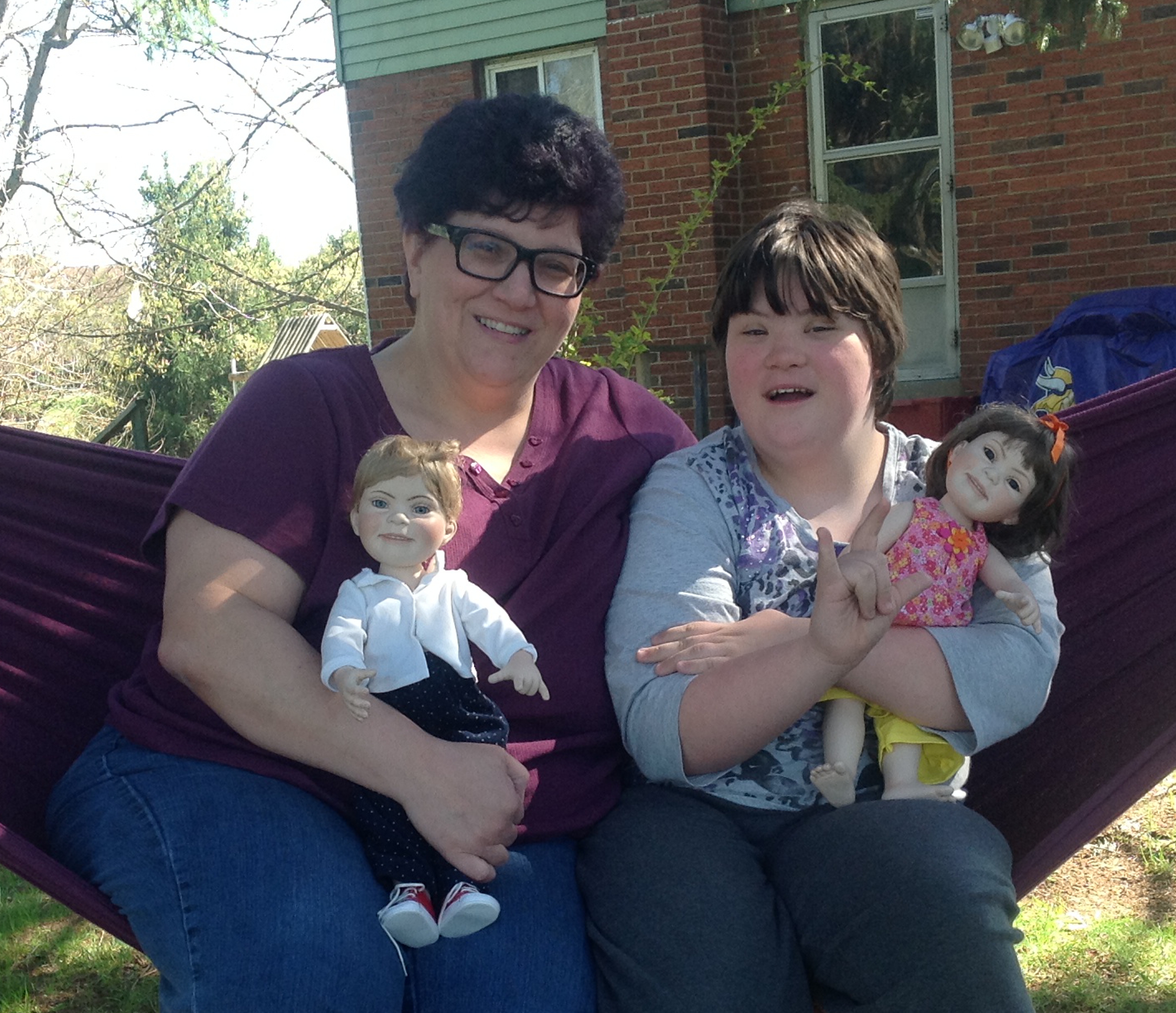 Inspired by daughter, mom creates dolls for kids with Down syndrome
