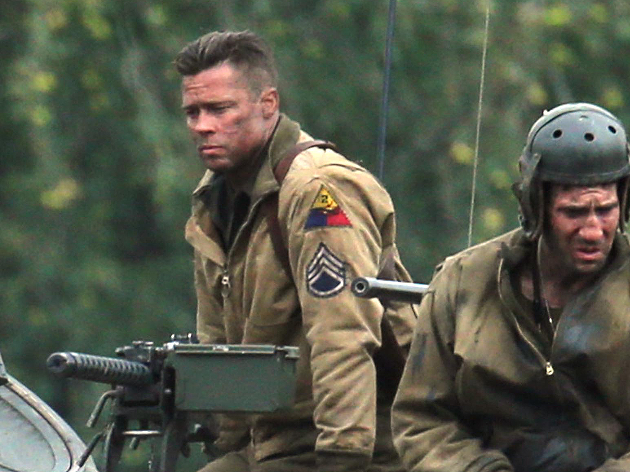 G.I. Brad: Pitt's in the army now on set of 'Fury' - TODAY.com