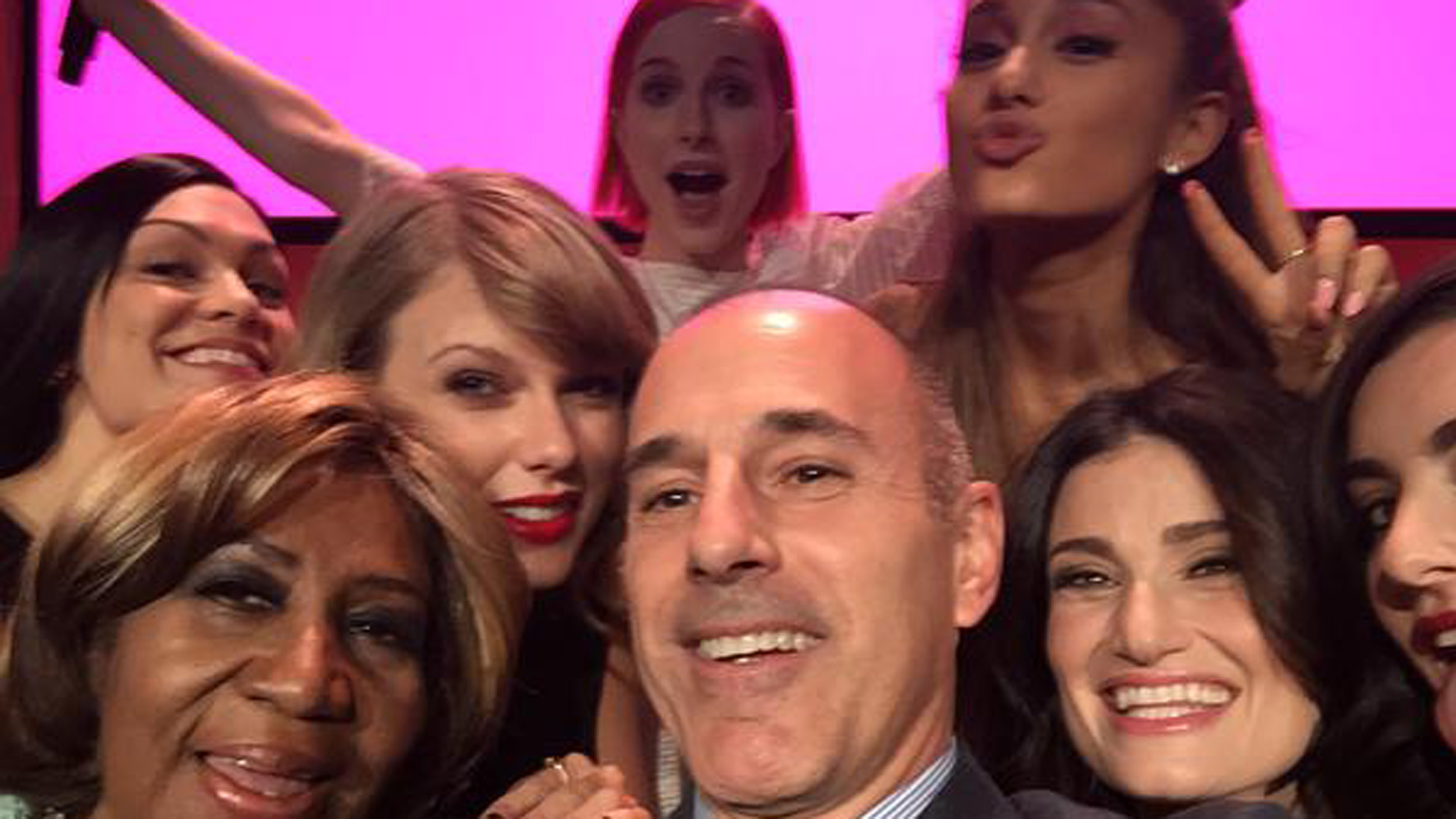 Matt Lauer's selfie with Taylor Swift, Aretha Franklin at ...