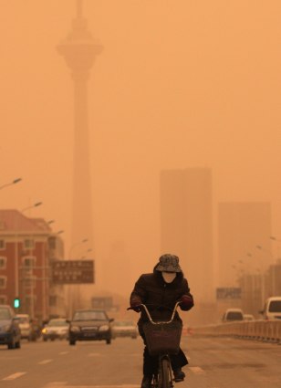 Image: Sandstorm in China