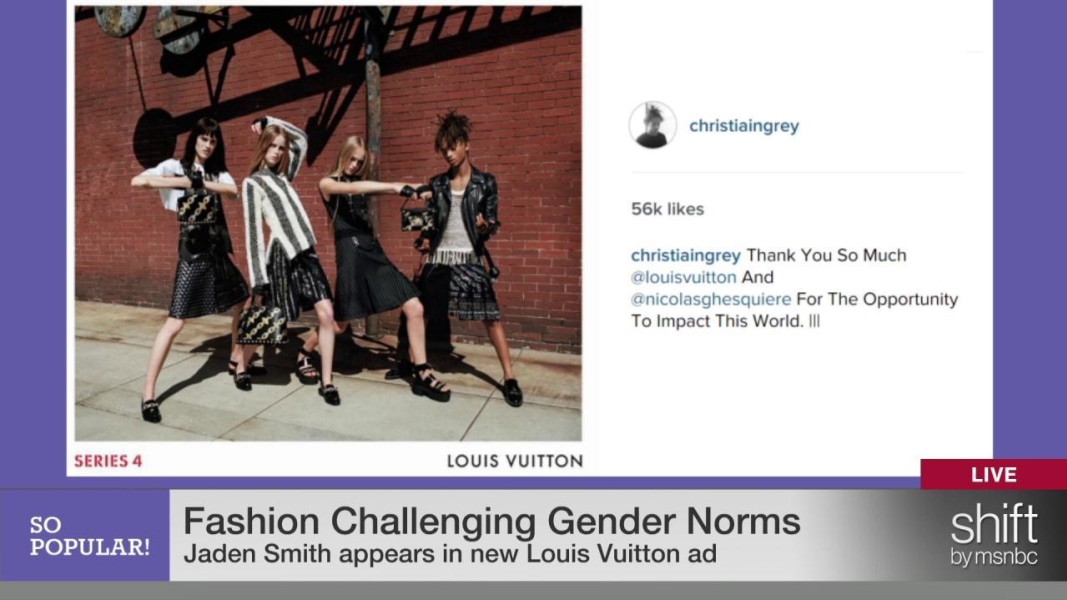 Jaden Smith&#39;s Louis Vuitton ad & gender norms | MSNBC