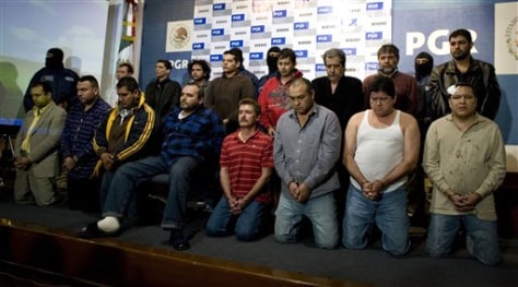 cartel sinaloa drug mexico arrests members alleged chief arrested ap zambada press related jesus king smuggler shootout major presented seattle
