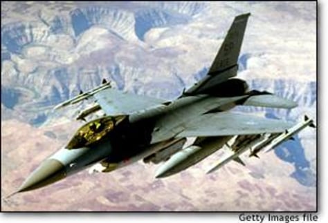 Image: F-16 fighter over Iraq