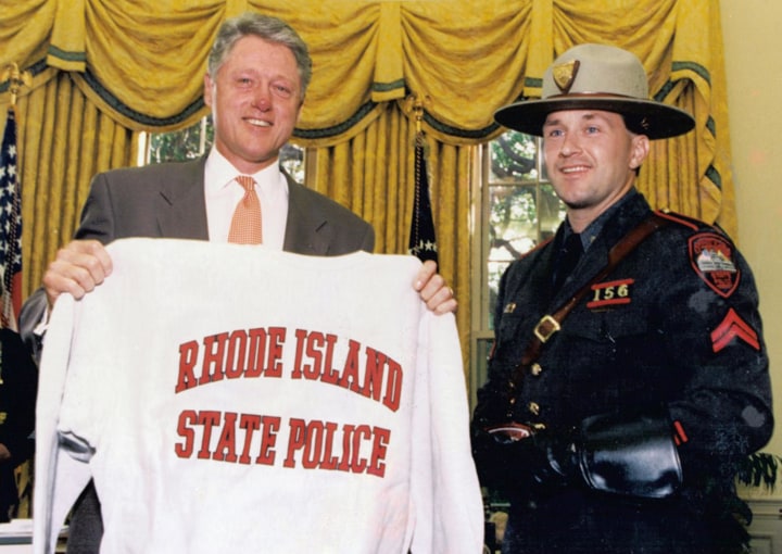 Image: Steven O'Donnell with Pres. Bill Clinton
