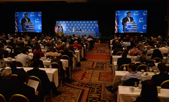 Image: NJ Gov. Chris Christie Speaks At Republican Jewish Coalition Leadership Meeting In Vegas