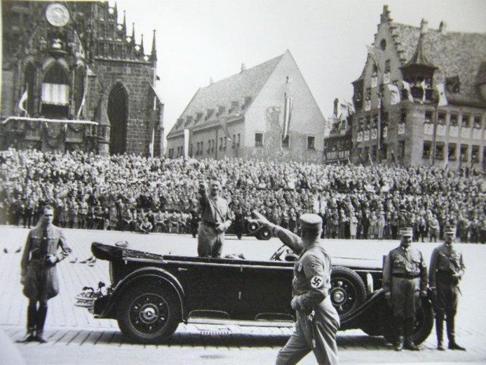 Image: Adolf Hitler in Nuremberg, Germany, in 1934