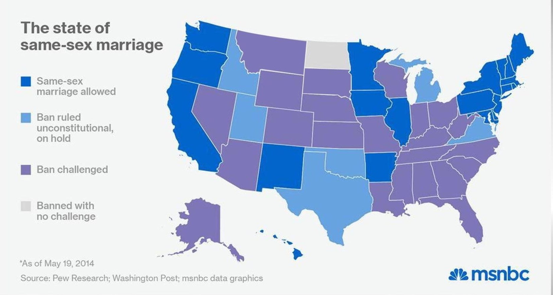Gay Marriage State Map 20