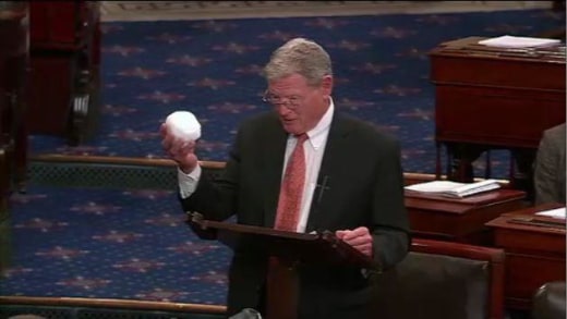The Senate, a Snowball and a Climate Change Skeptic - NBC News.