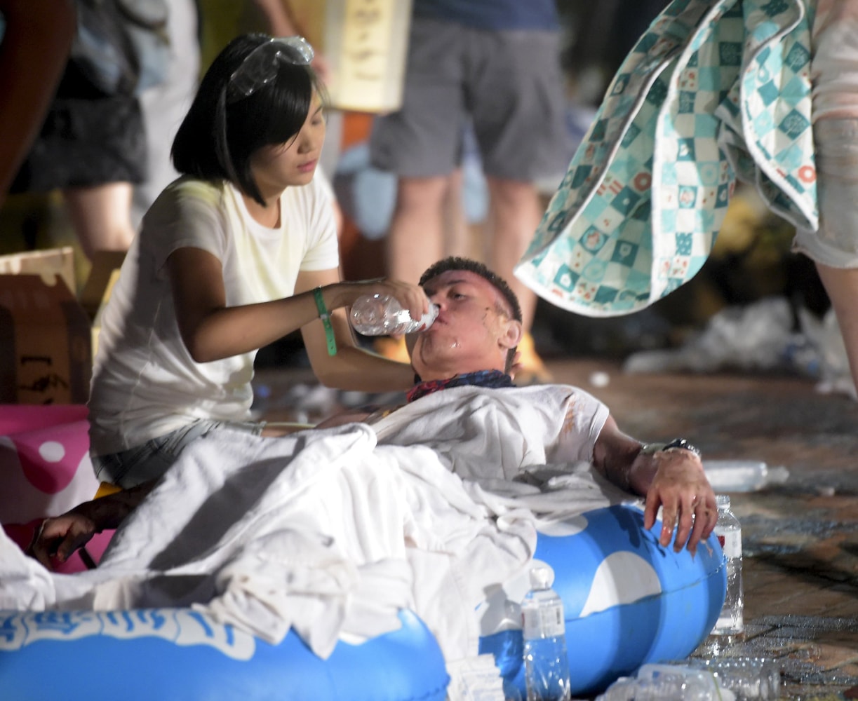 Witnesses describe hell of Taiwan water park blast