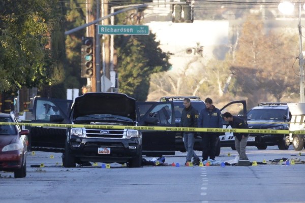 Image: San Bernardino shootout scene
