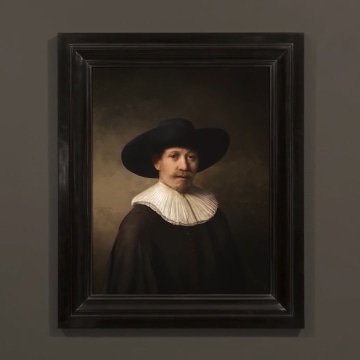 Rembrandt Brought Back to Life with New 3-D Painting