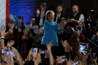 Image: Hillary Clinton in New Hampshire