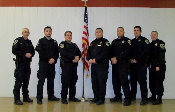 Former members of the Bunker Hill police force.