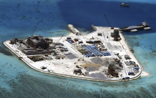 Image: Johnson South Reef in the disputed Spratly Islands