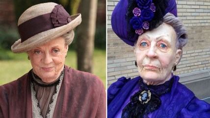 Maggie Smith and Dowager Countess cake