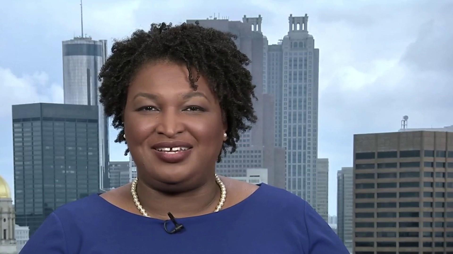 Stacey Abrams talks about her historic primary win