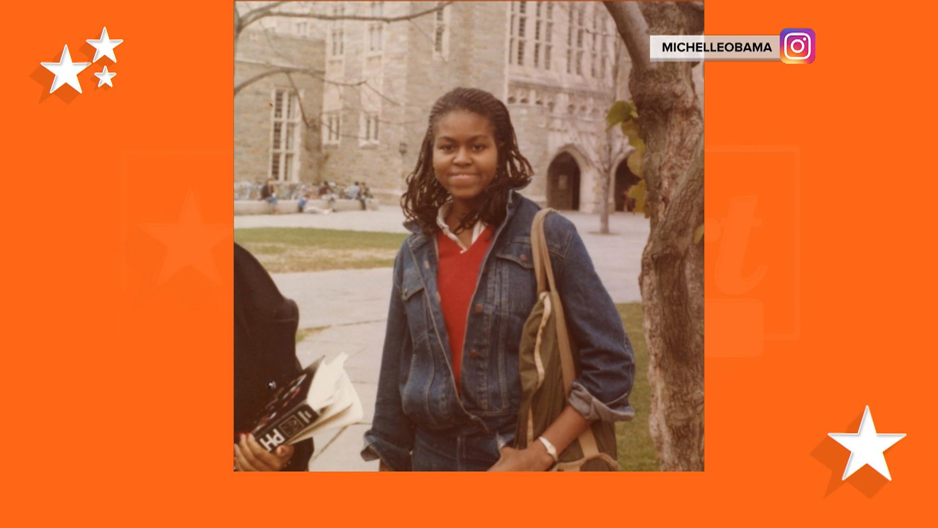 Michelle Obama shares never-before-seen throwback photos