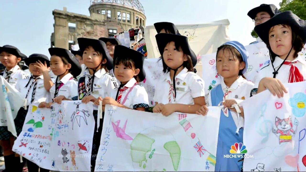 Hiroshima Marks th Anniversary of Atomic Bomb With Solemn Ceremony