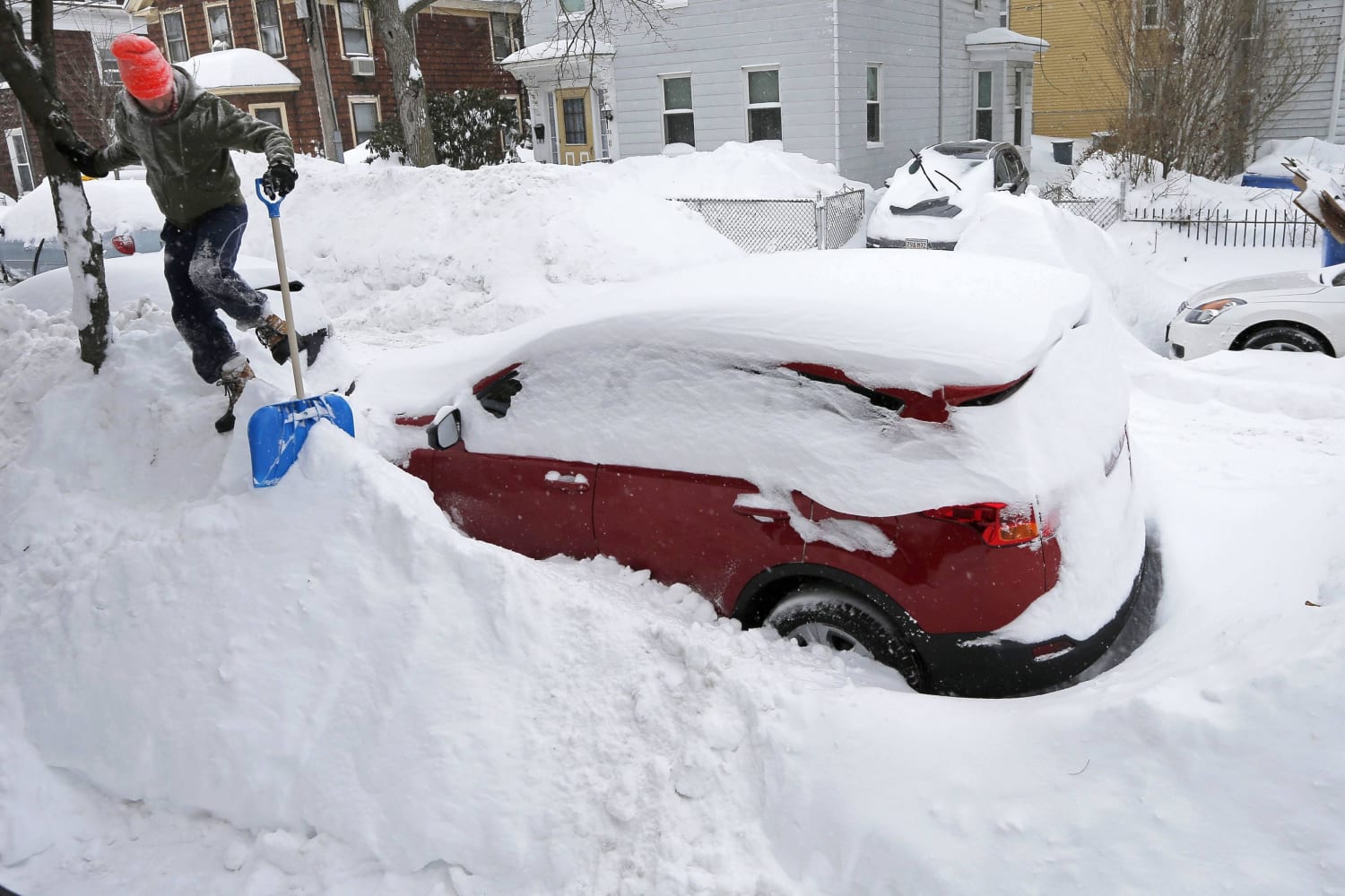 Boston Buried by Snow Again as 'Absurd' Winter Drags On 