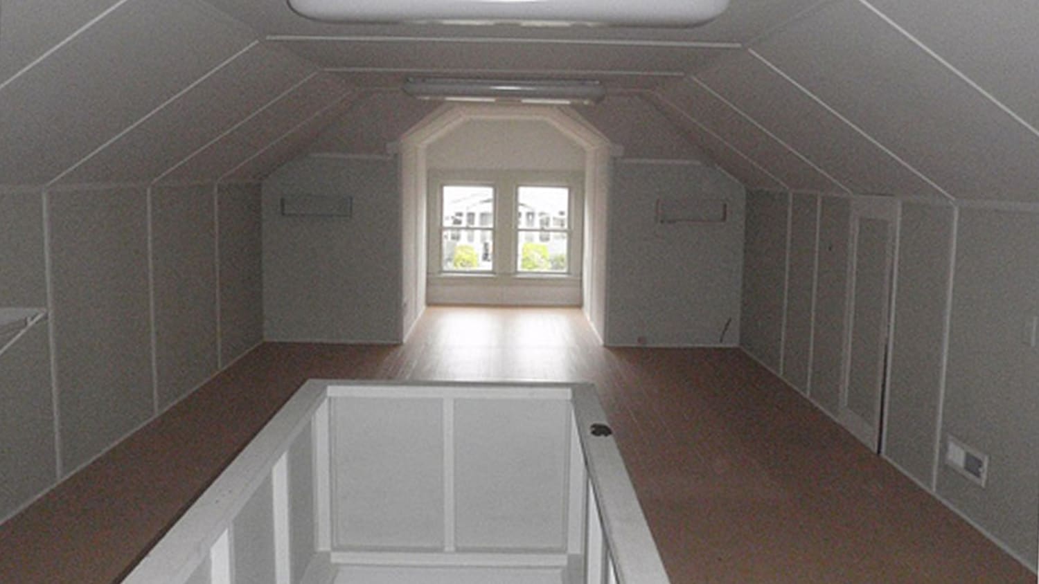 Before and after pics See this dreary attic turned into a