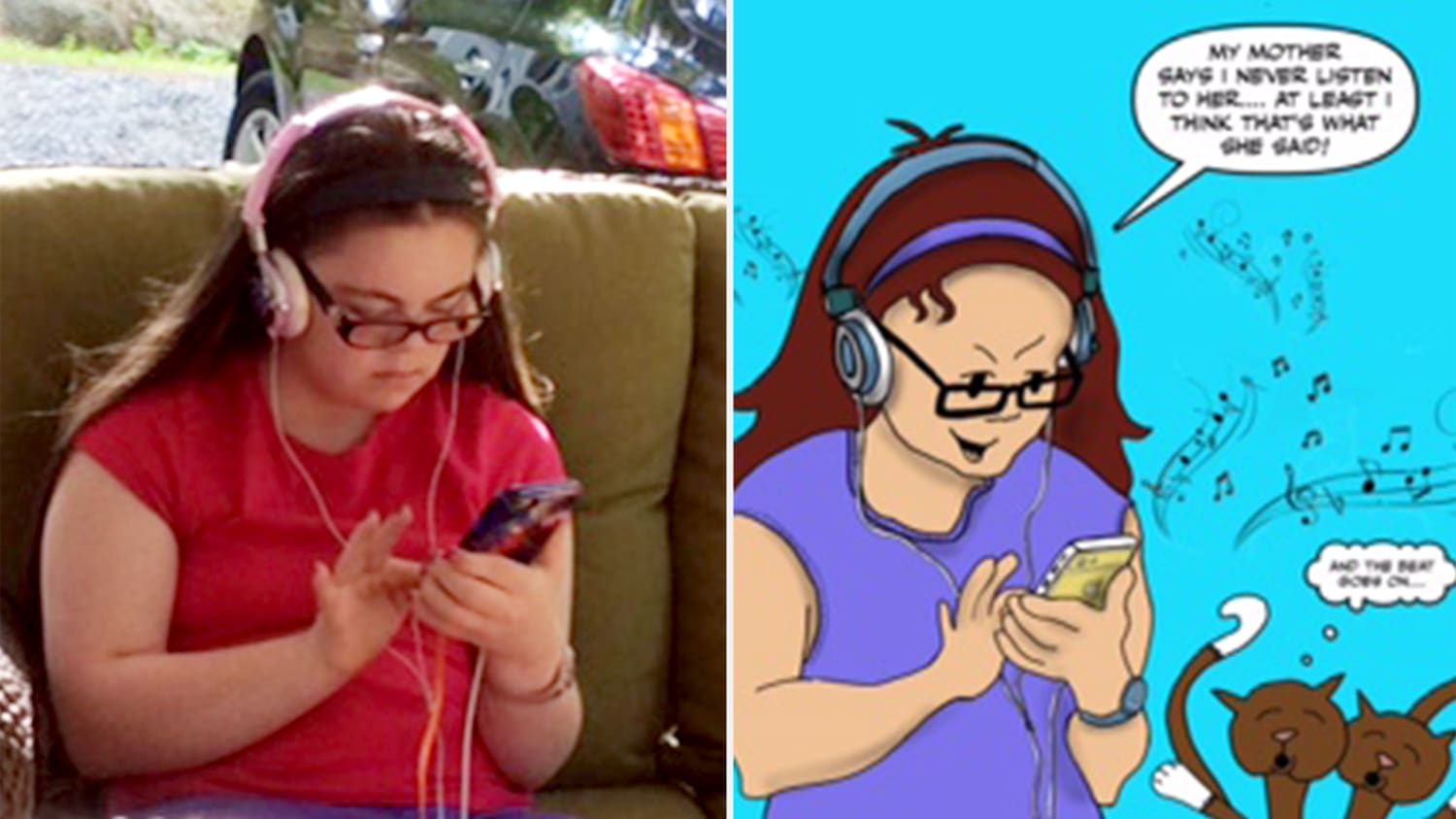 Dad Surprises Daughter Each Day With Cartoon Of Herself -3393