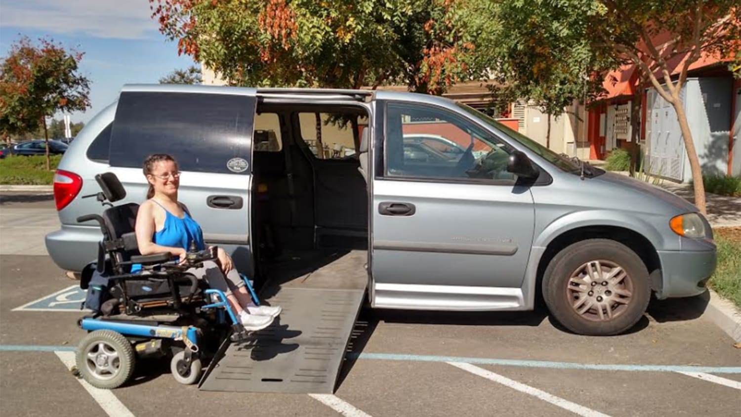 Renting a wheelchair-accessible van is 