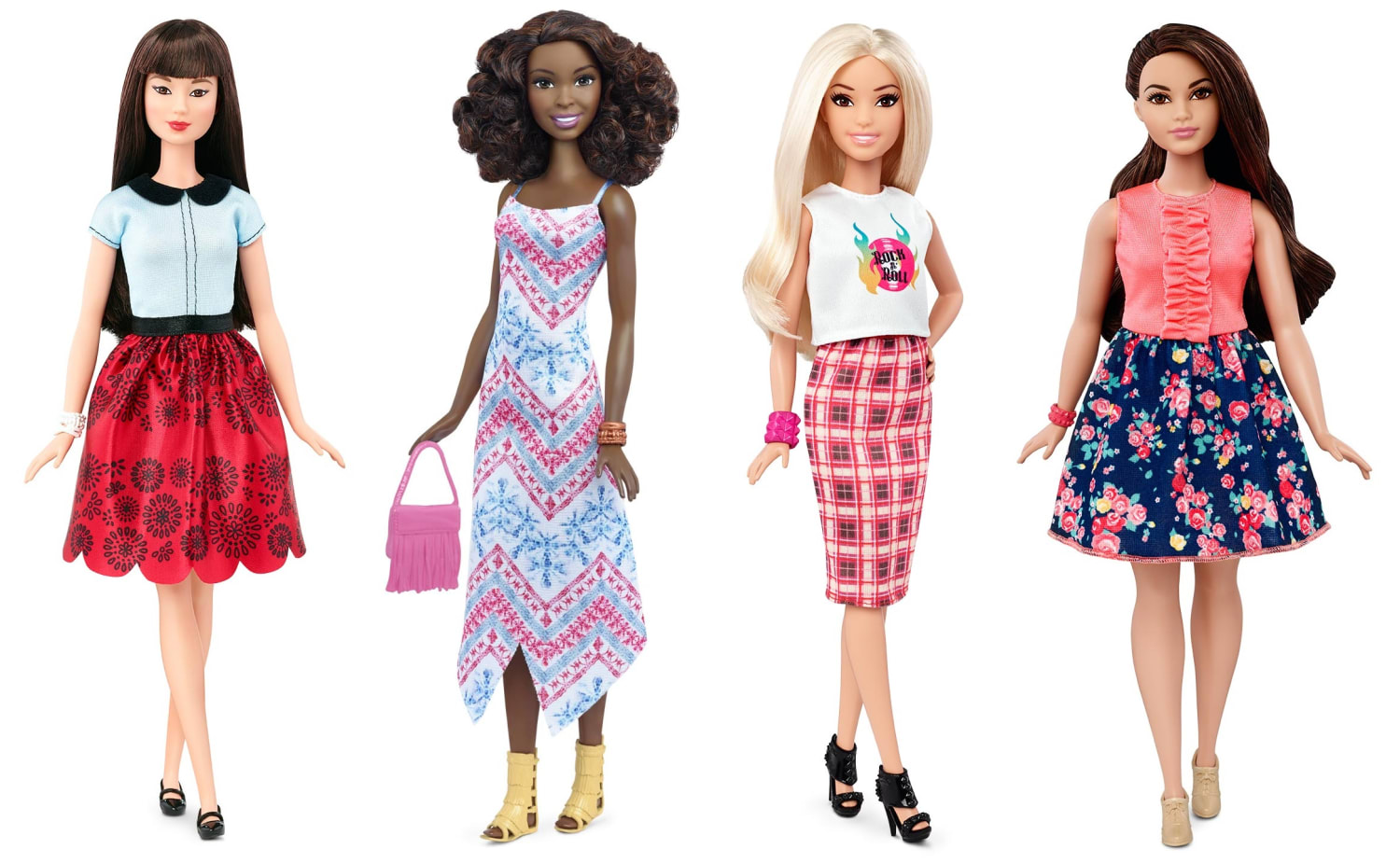 different barbie body types