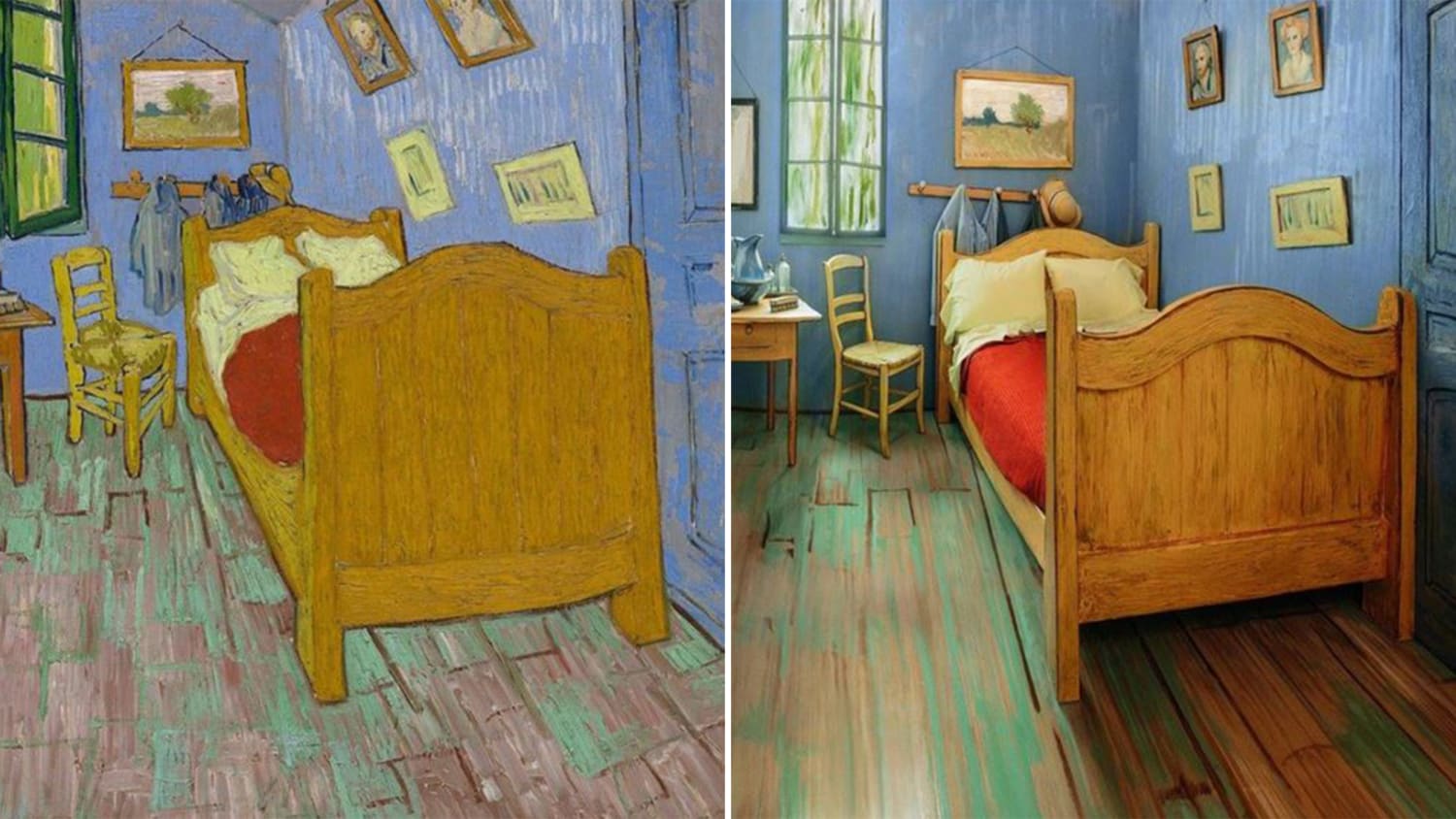 The Art Institute of Chicago recreates Van Gogh's 'Bedroom
