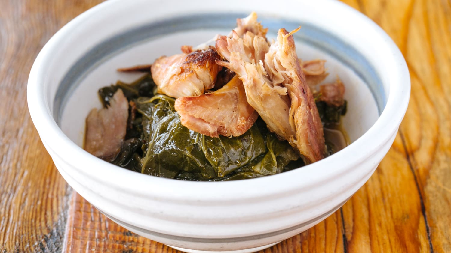 Collard greens with smoked turkey takes love, but it's worth it