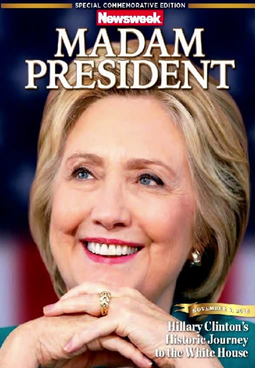 Madam President' Newsweek Copies for Sale Online  But Buyer Beware