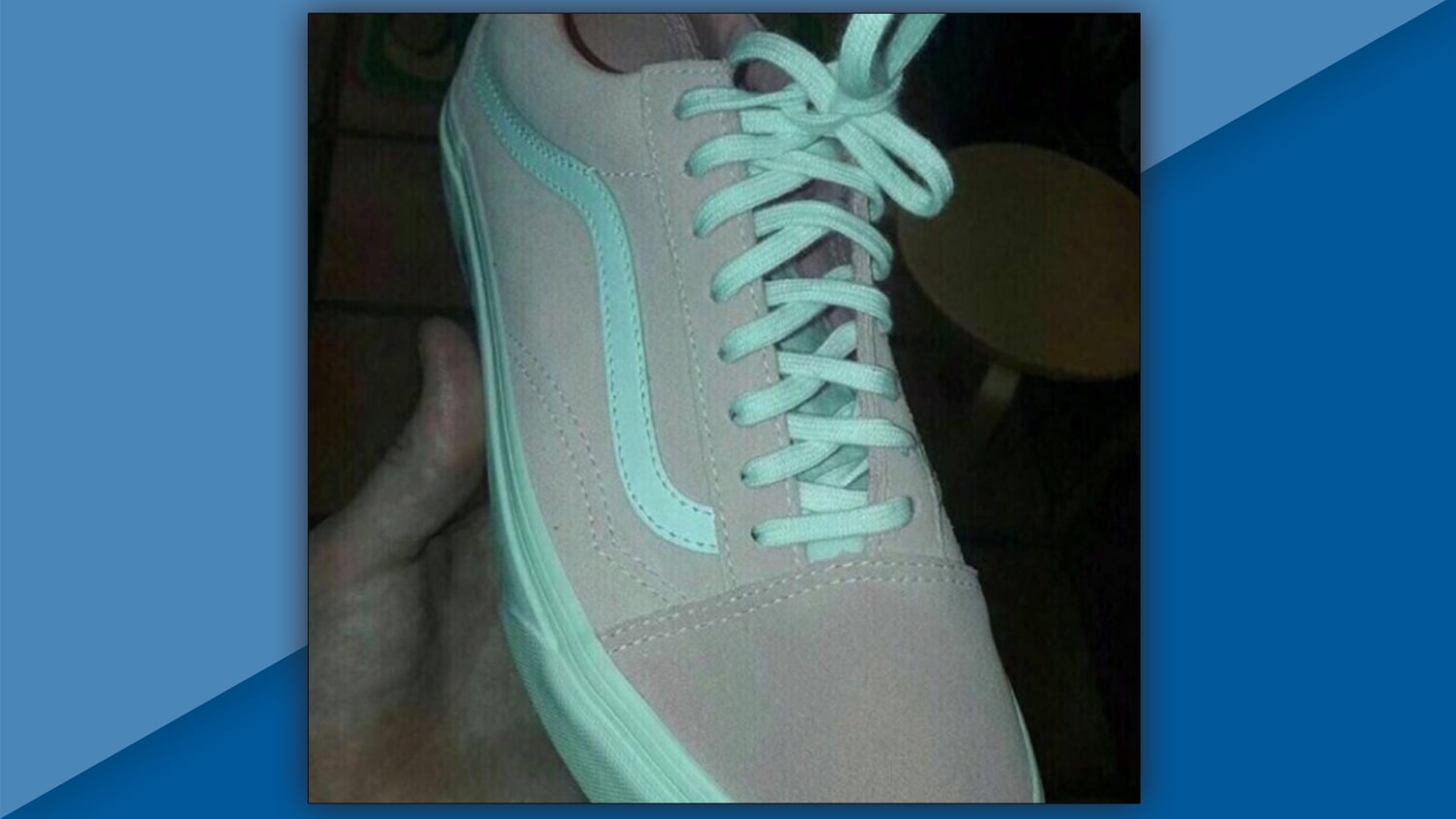 debate over the color of these sneakers