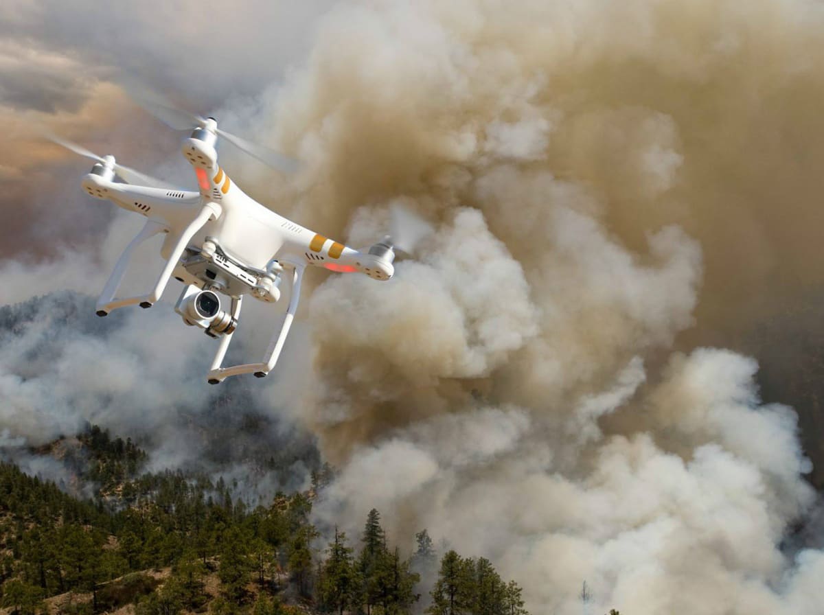 Managing Wildfires with Drones