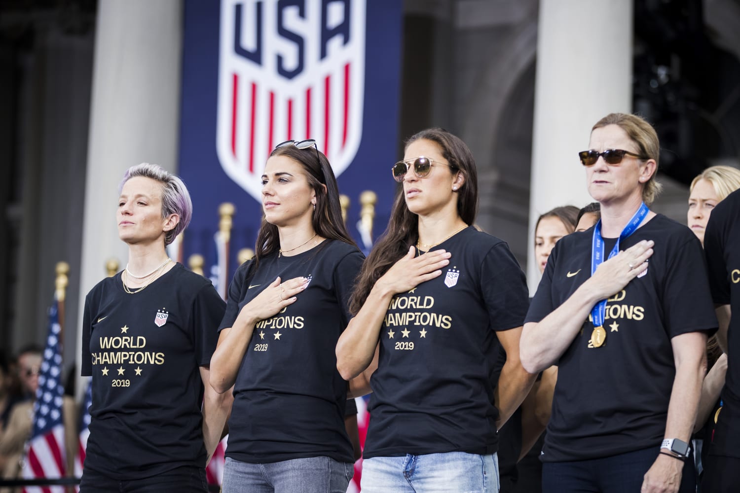 U.S. Soccer reaches settlement with World Cup women's team on work conditions — but not pay