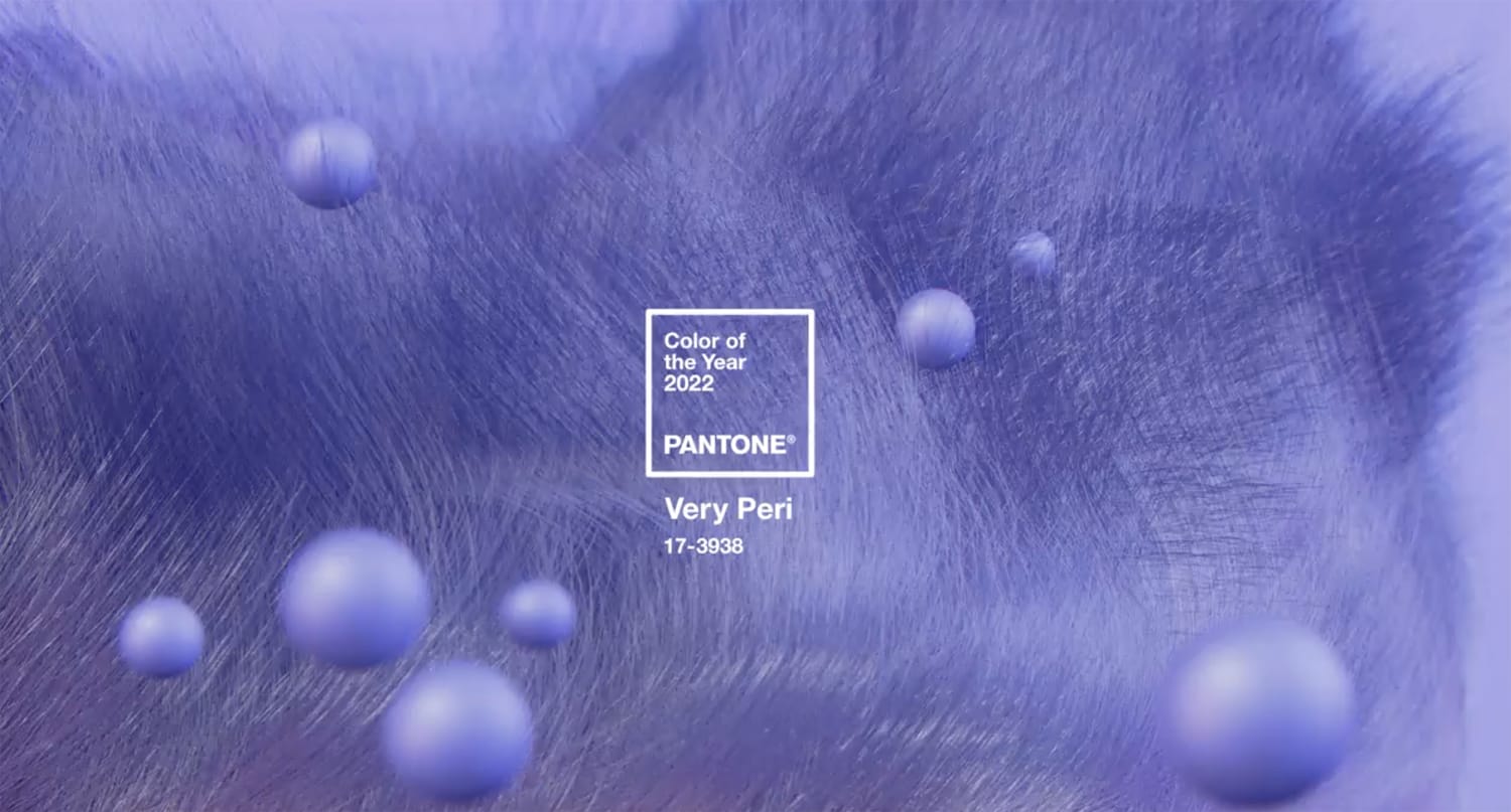 Pantone announces 2022 color of the year: &#39;Very Peri&#39;