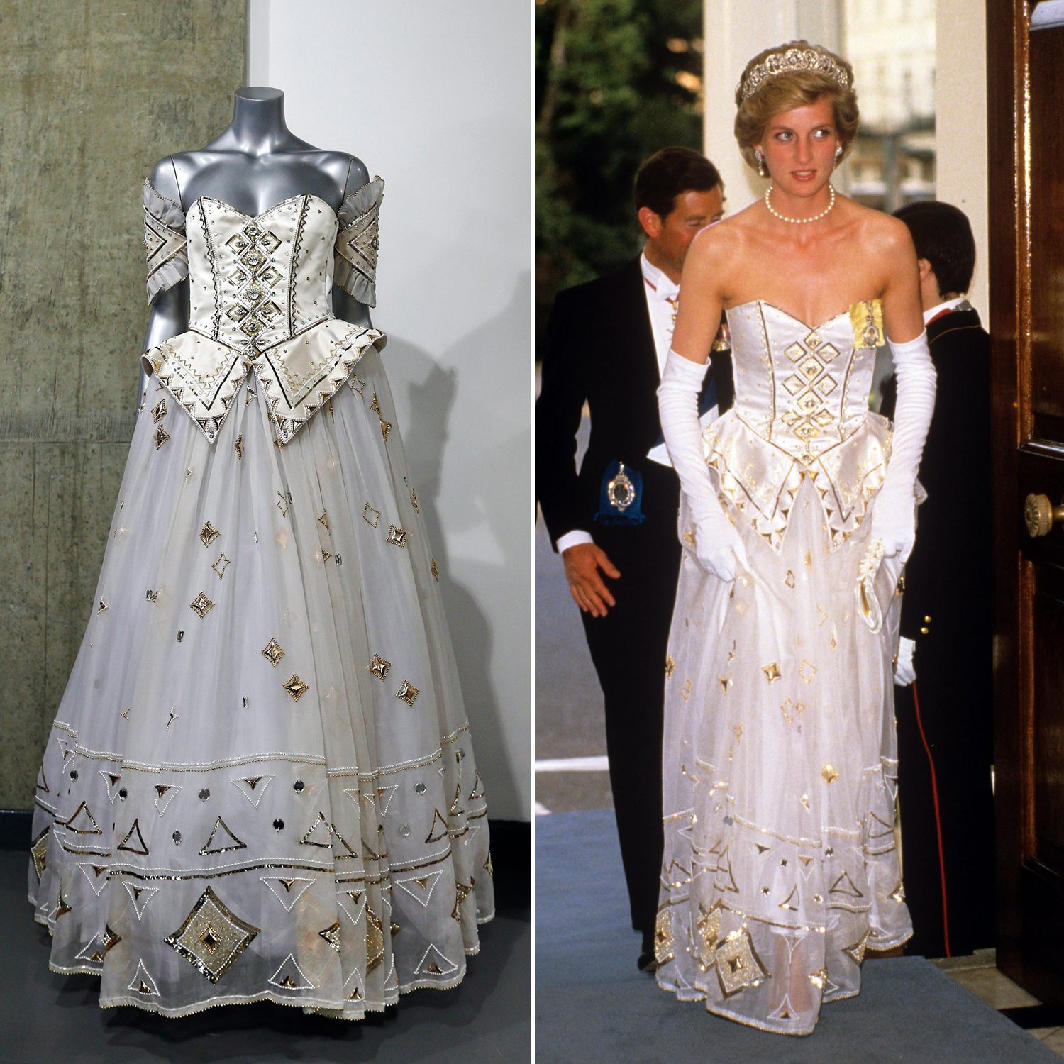 Princess Diana ball gown is sold for 167,000 at London