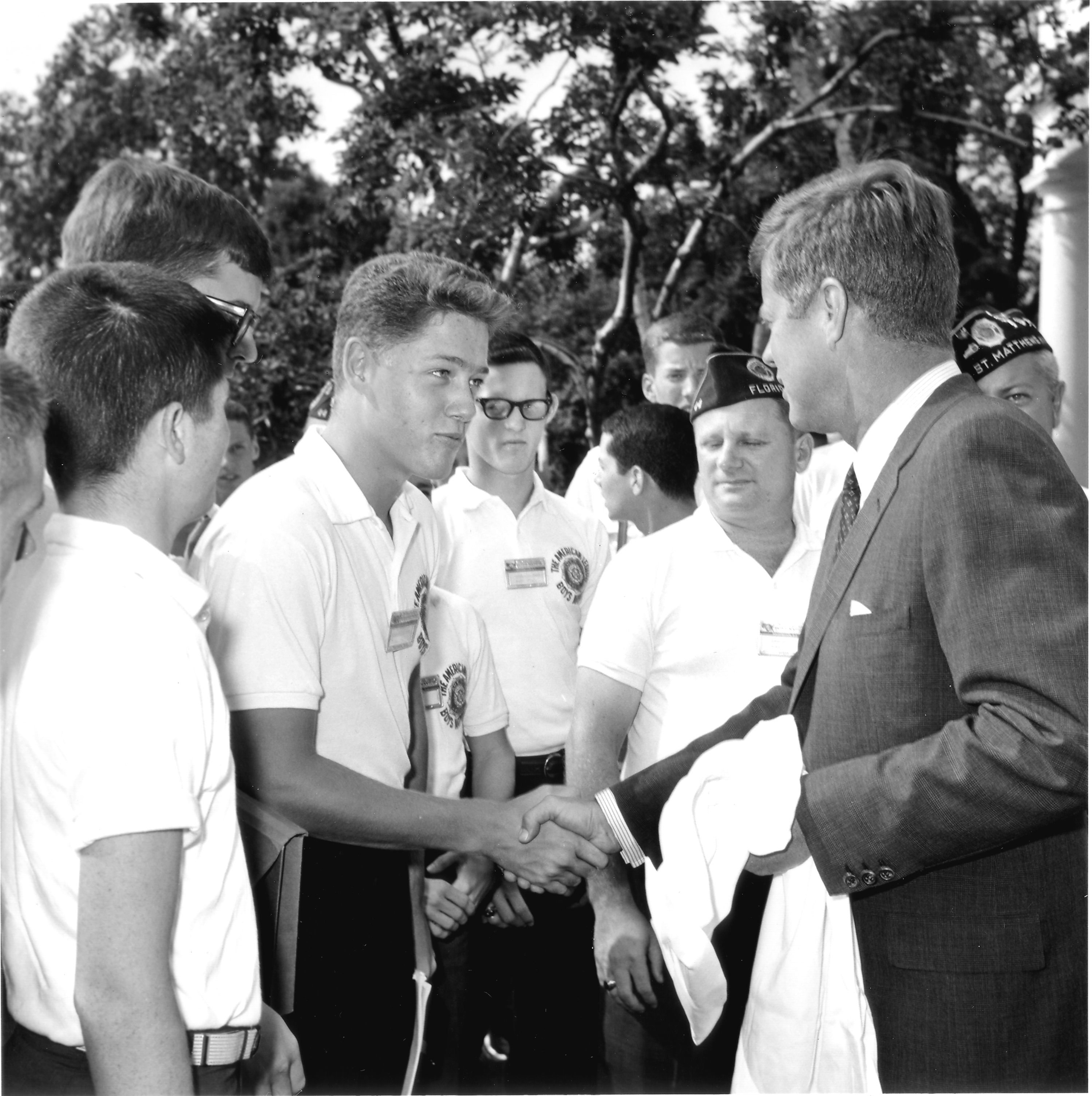 Five decades ago, Bill Clinton meets JFK