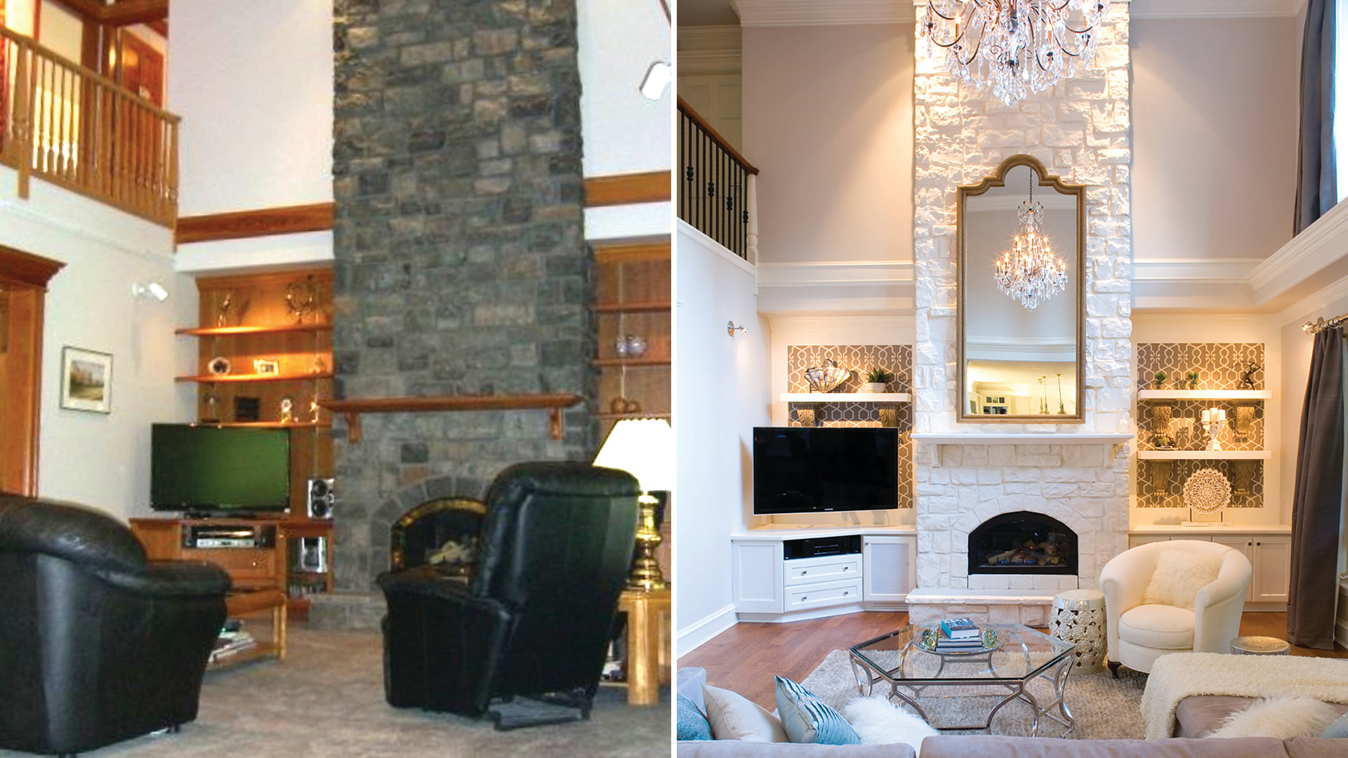 Living room makeovers: Interior designers share before-and-after pics